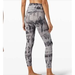 Lululemon Align Game Day Leggings Dark Chrome Black Multi
